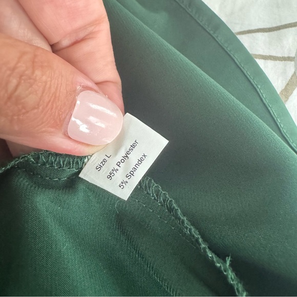 Green Silk and lace top - Picture 5 of 6